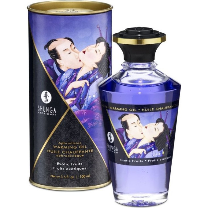 Масло интимное массажное SHUNGA EXOTIC FRUITS (ЭКЗОТИЧЕСКИЕ ФРУКТЫ) 2202 SG